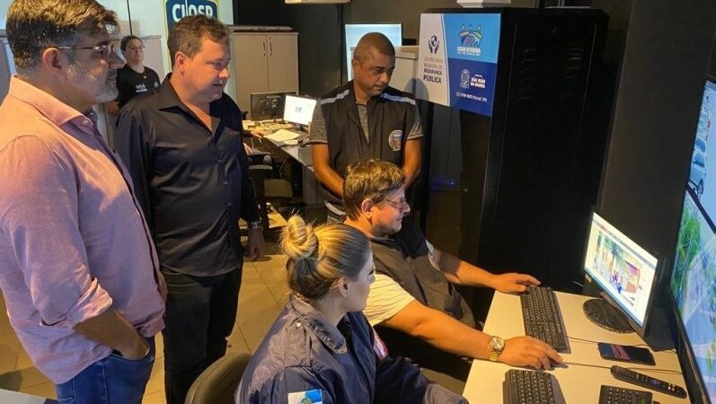 Novo delegado de SJB visita a Secretaria Municipal de Segurança Pública