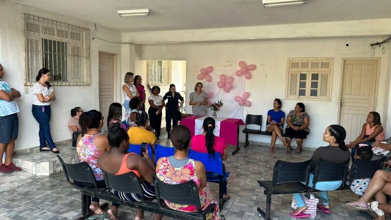 Rodas de Conversa sobre Saúde Mental da Mulher prosseguem nas ESFs