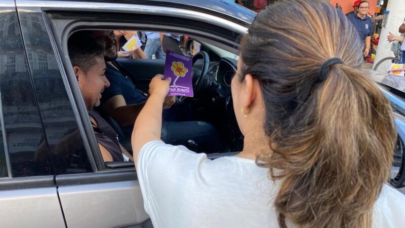 Blitz educativa e roda de conversa alertam sobre abuso de crianças em SJB