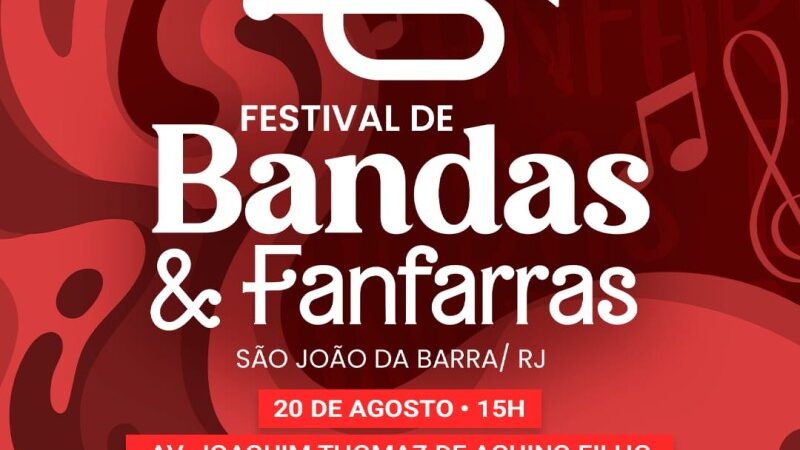SJB promove Festival de Bandas e Fanfarras