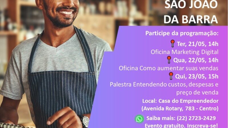 SJB terá Semana do Microempreendedor Individual