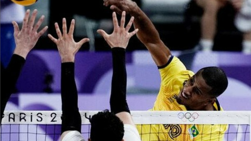 Brasil perde para a Polônia no vôley masculino