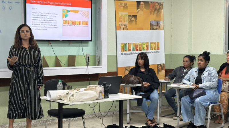 Ação Social do Programa Mulheres Mil