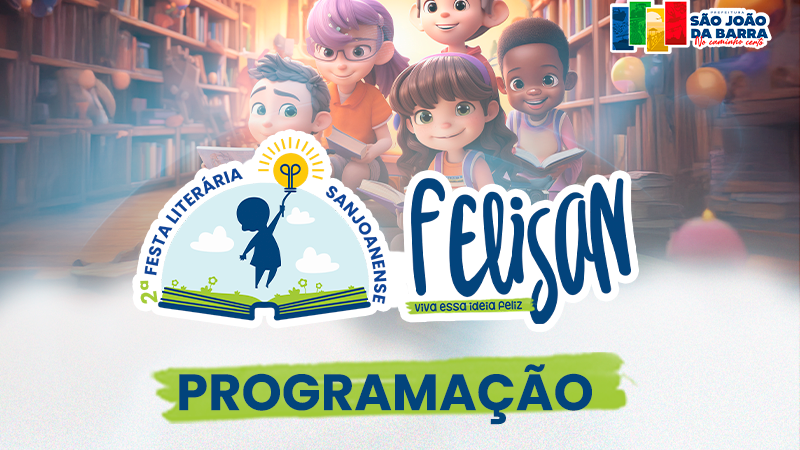 2ª Festa Literária Sanjoanense terá mais de 100 atrações
