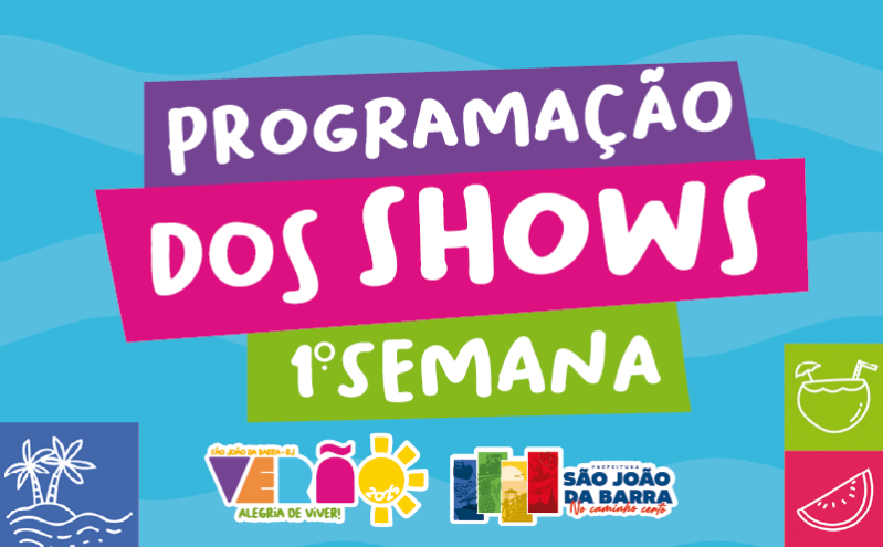 Shows do verão em SJB começam nesta sexta