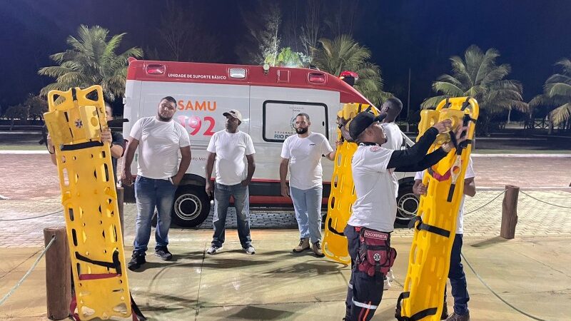 Posto de saúde instalado para shows nacionais na área do Espaço da Ciência