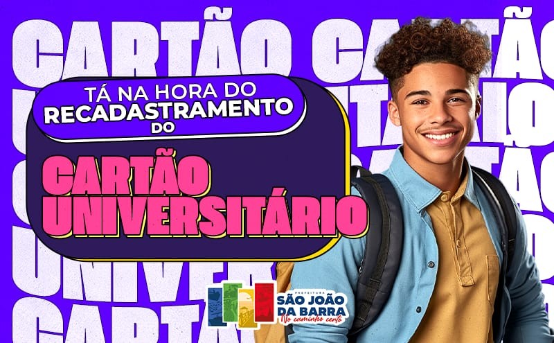 Recadastramento do Programa de Incentivo ao Ensino Universitário começa dia 15 em SJB
