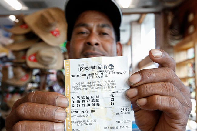 Loteria Americana Powerball. O Vencedor pode ser brasileiro. Prêmio acumulado em R$ 1,2 bilhão