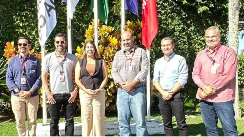 Prefeita de SJB Carla se reúne com o diretor de operações do Porto do Açu