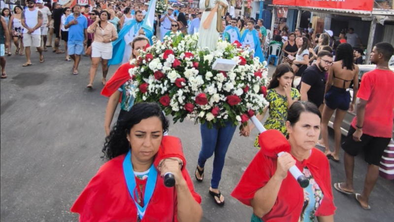 Procissão Fluvial marca domingo de homenagens a Nossa Senhora da Penha, em Atafona