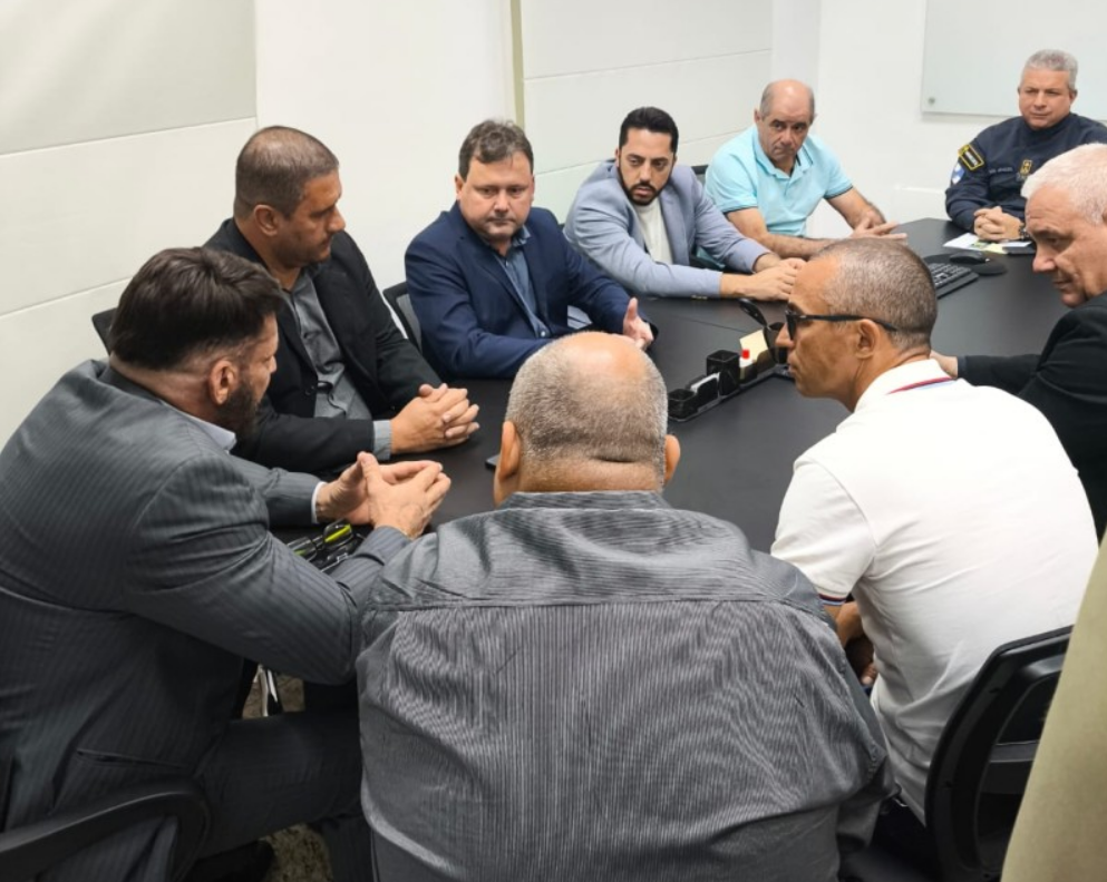 Representantes do Cidennf e secretário de Estado de Polícia Militar discutem segurança para a região