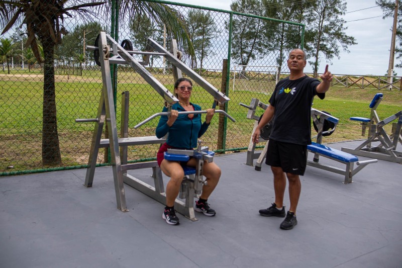 Academia Popular do Balneário de Atafona é reaberta após manutenção