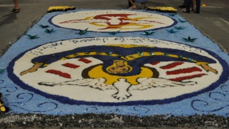 Tapetes de Corpus Christi começam a ser confeccionados em SJB nesta quarta