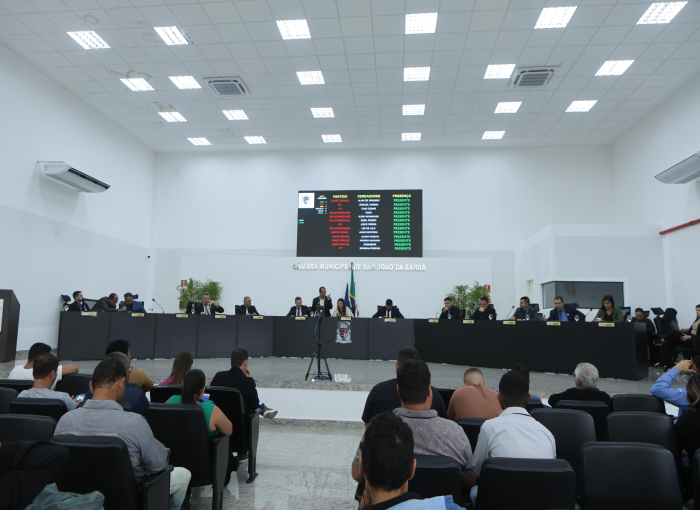 Câmara aprova 12 projetos lei na sessão desta terça