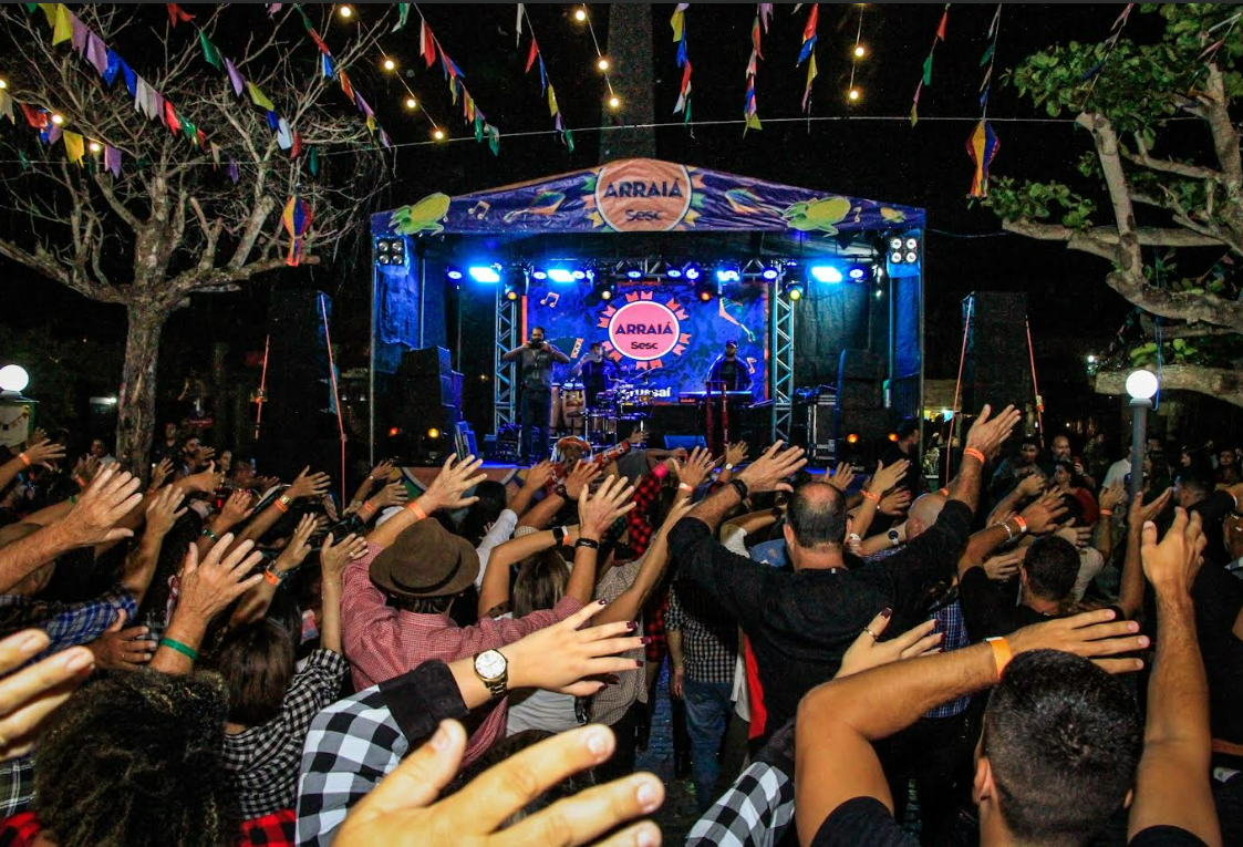 Temporada de festas juninas do Sesc Grussaí começa dia 7 de junho com muito forró, quadrilhas e comidas típicas