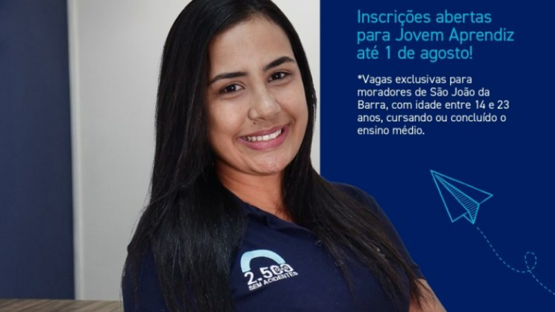 Dome abre vagas em programa para jovens de SJB no Porto do Açu