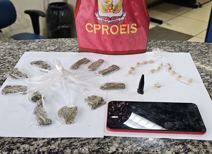 Adolescente de 16 anos é apreendido com drogas em São João da Barra