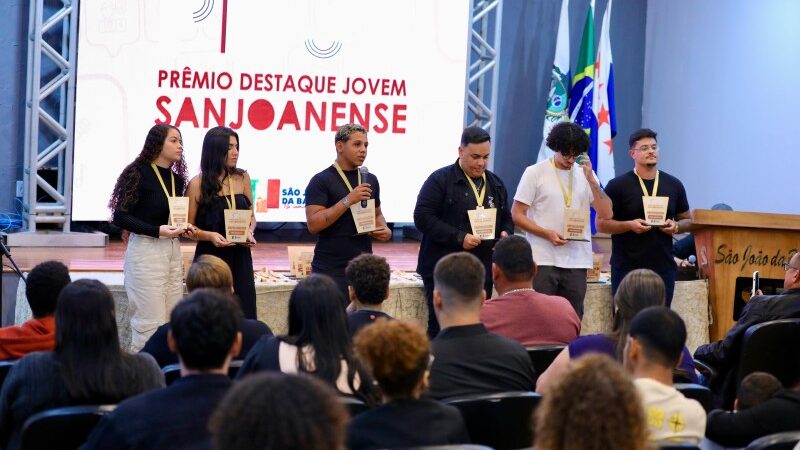 Prêmio Destaque marca Dia da Juventude em SJB