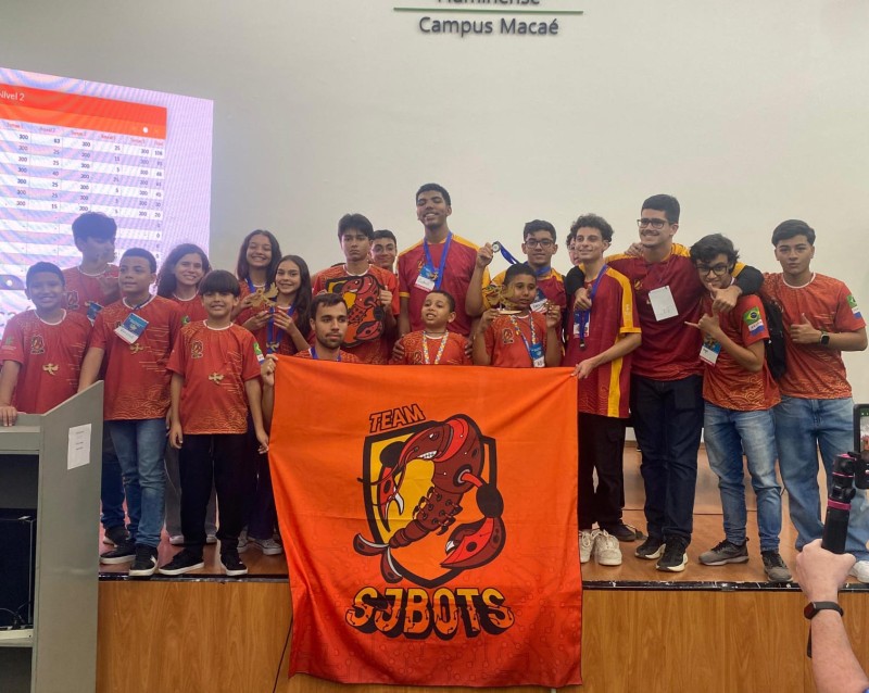 Projeto de robótica de SJB conquista prêmios e garante classificação para a etapa estadual