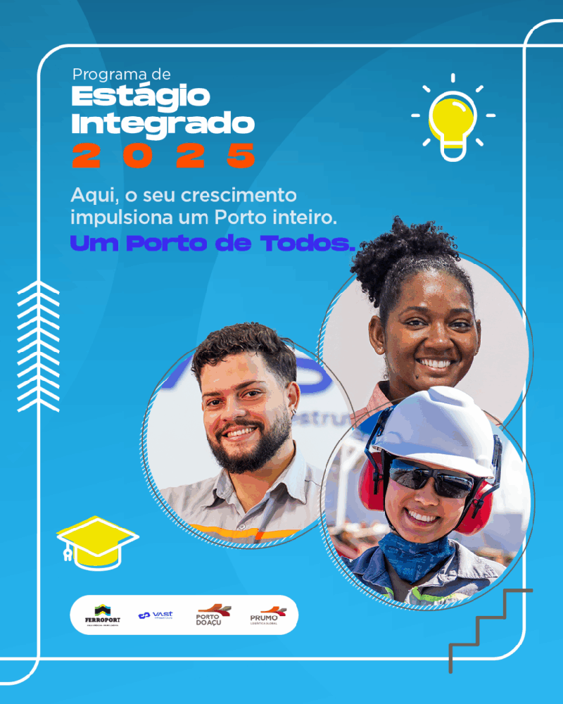 Empresas do Porto do Açu com vagas de estágio abertas