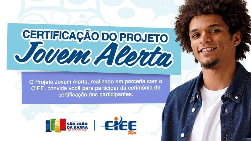SJB: participantes do Projeto Jovem Alerta receberão certificados dia 26