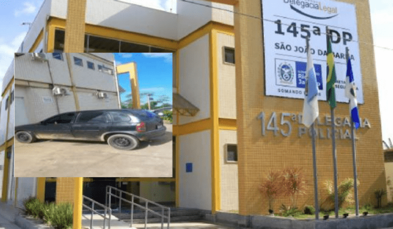 Carro usado em assalto na Chatuba é encontrado abandonado em Grussaí