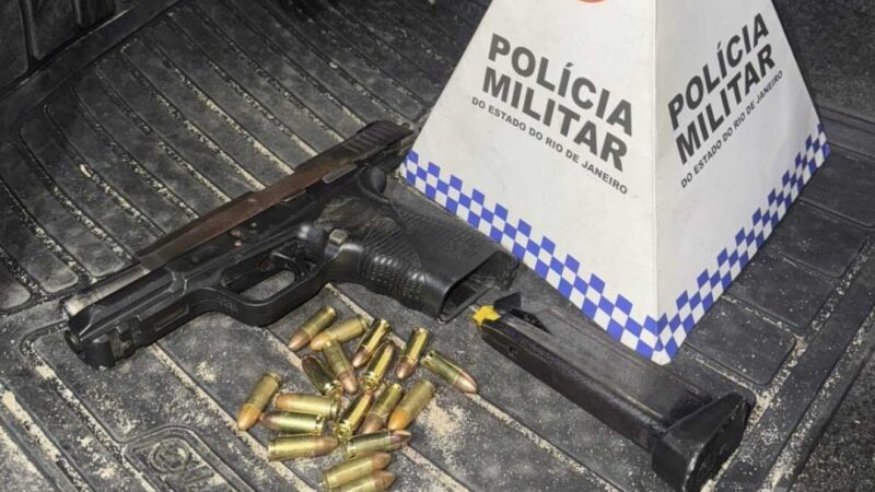 Homem é preso em São João da Barra com Arma de uso restrito.