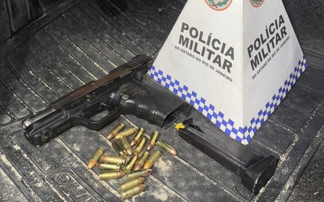 Homem é preso em São João da Barra com Arma de uso restrito.