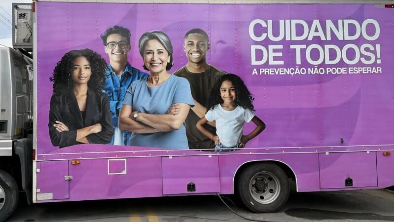 Unidade itinerante com mamógrafo e ultrassom de mama chega a SJB