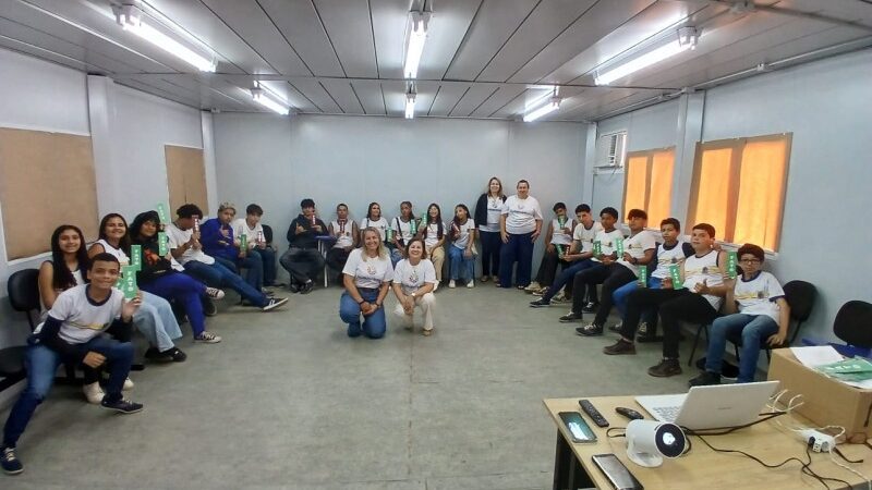 Workshop Direito de Ser realizado na Escola Municipal Dr. Newton Alves