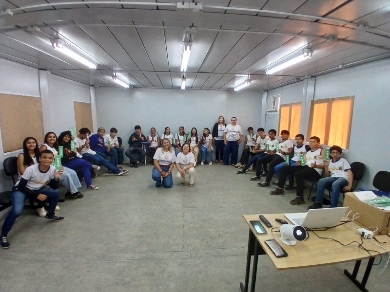 Workshop Direito de Ser realizado na Escola Municipal Dr. Newton Alves