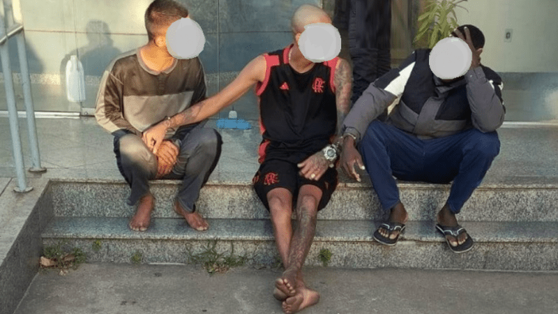 Três homens são presos após tentativa de assalto na BR-356 em São João da Barra