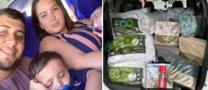 Prefeitura de São João da Barra envia ajuda à família que perdeu casa em incêndio no Açu