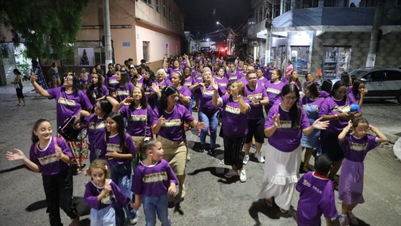 Fé e solidariedade na Marcha para Jesus em SJB