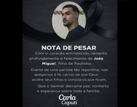 Comoção e homenagens em SJB no adeus ao jovem João Miguel