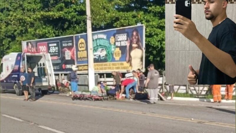 Motoboy morre em grave acidente na curva de Grussaí