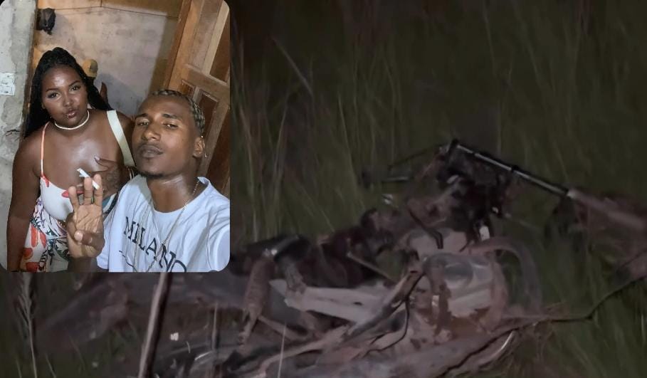 Outro acidente com moto na BR-356 mata casal em SJB