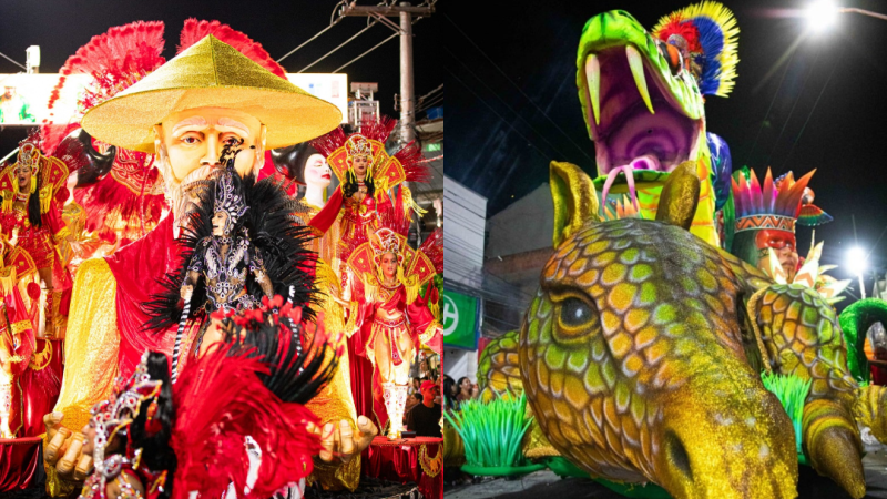 Chinês e Congos em mais uma noite de espetáculo no Carnaval de SJB