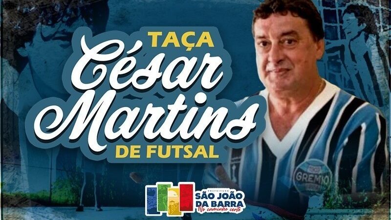 Taça César Martins de Futsal Masculino prossegue nesta terça-feira
