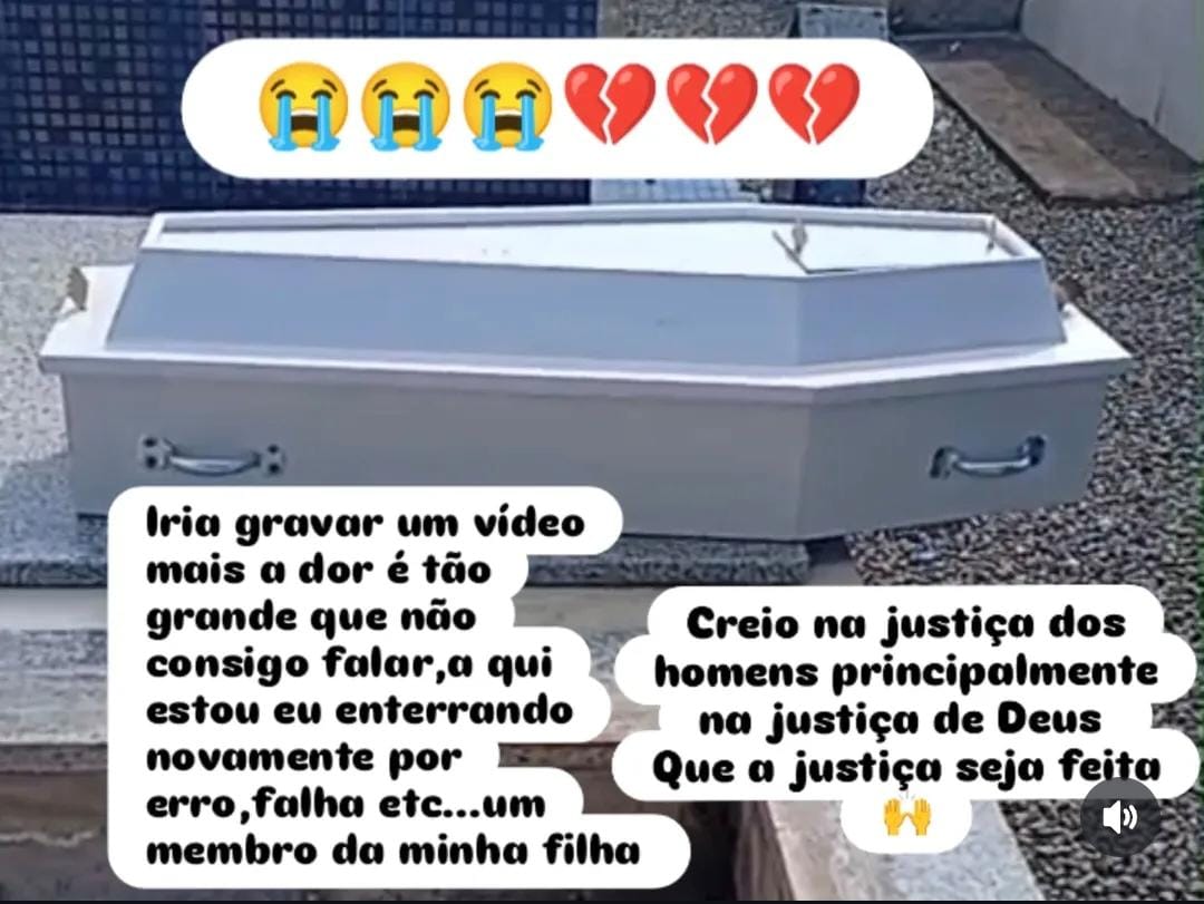 Família de Kailla sepulta perna de vítima achada dias após acidente na BR-356