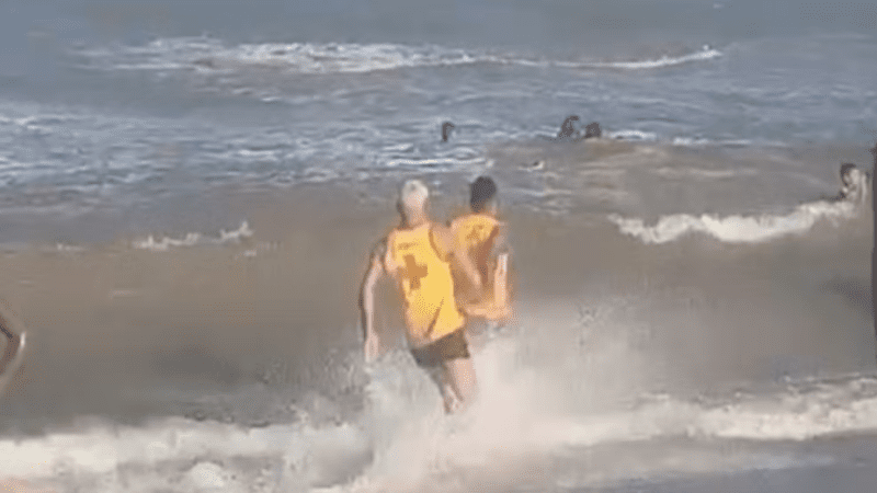 Guarda-vidas de SJB salvam três pessoas no mar de Grussaí