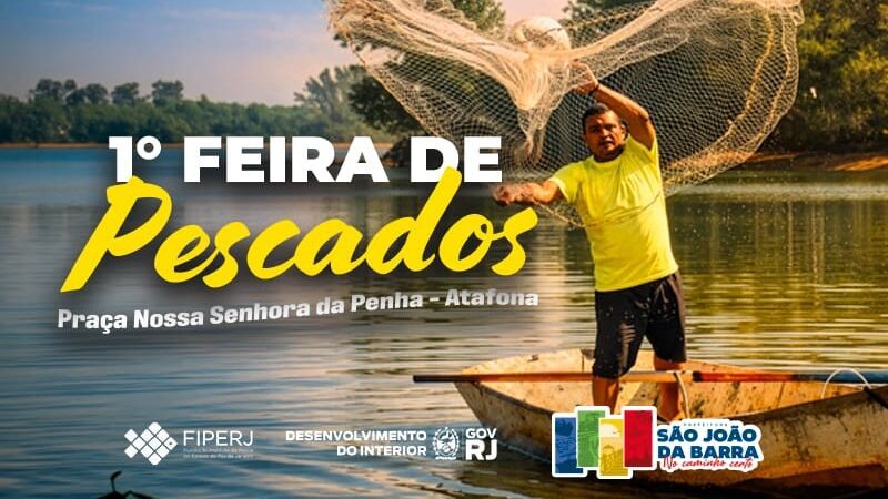 Feira de Pescados da Semana Santa de SJB acontece dias 2 e 3 em Atafona