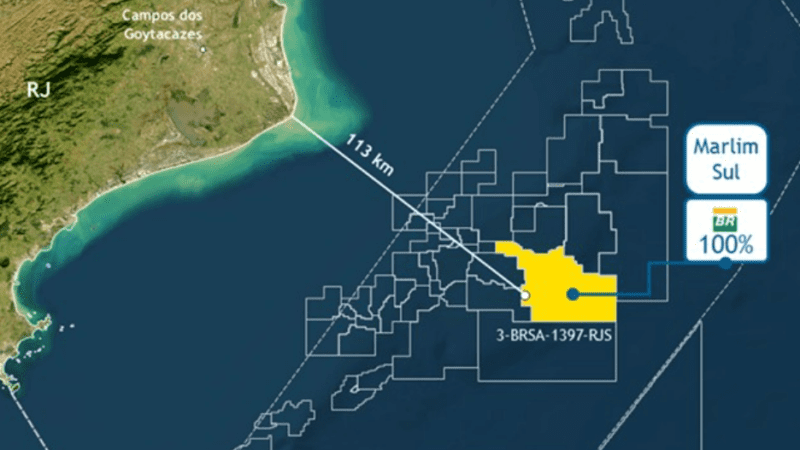 Nova descoberta de petróleo no pré-sal da Bacia de Campos