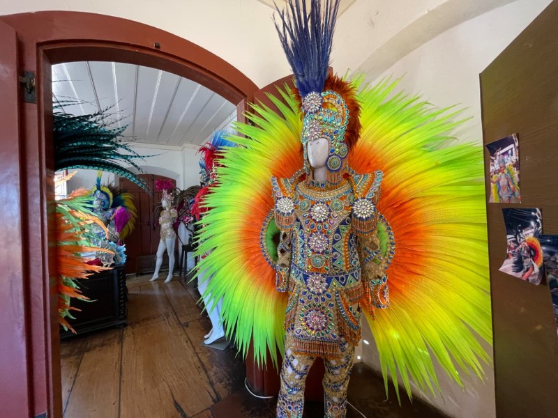 Exposição da Escola de Samba Congos aberta em SJB