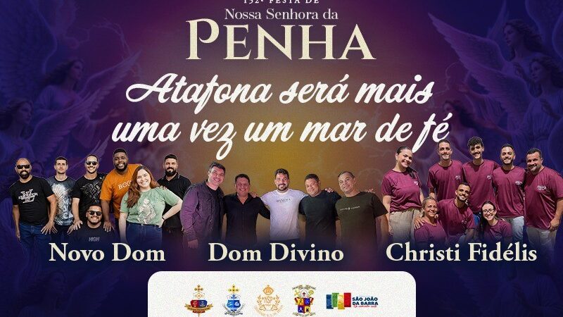 Festa de Nossa Senhora da Penha encerra Circuito Religioso em SJB