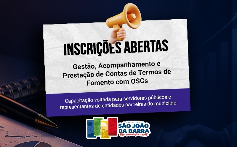 SJB promove capacitação sobre gestão pública e parcerias com entidades sociais
