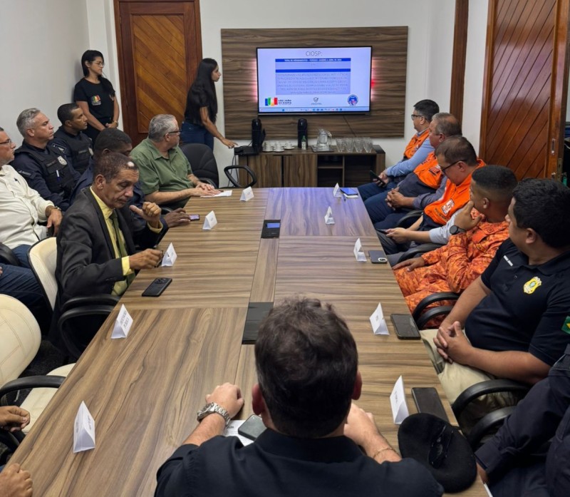 Reunião discute segurança pública em SJB