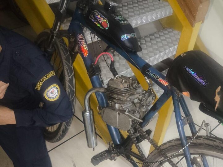 Guarda de SJB apreende bicicletas motorizadas que provocavam perturbação do sossego