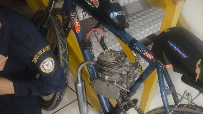 Guarda de SJB apreende bicicletas motorizadas que provocavam perturbação do sossego