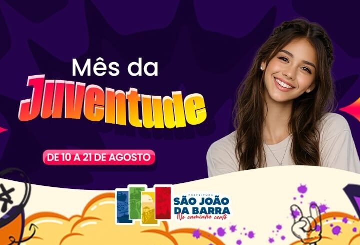 Programação especial para celebrar o Mês da Juventude em SJB